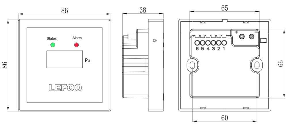 LEFOO Function Description LFM208