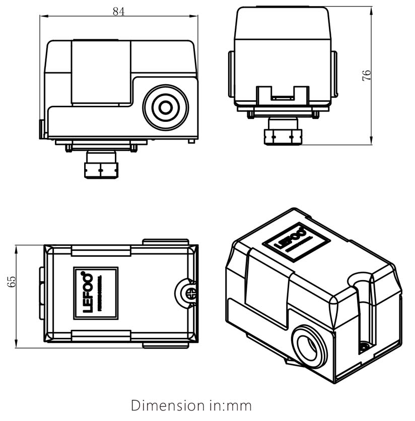 LEFOO Specification of LEFOO Water Pump Pressure Switch LF10-W