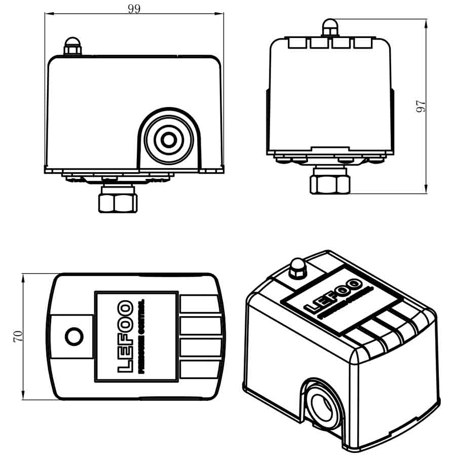 LEFOO Model Select Example LF16 40-60PSI